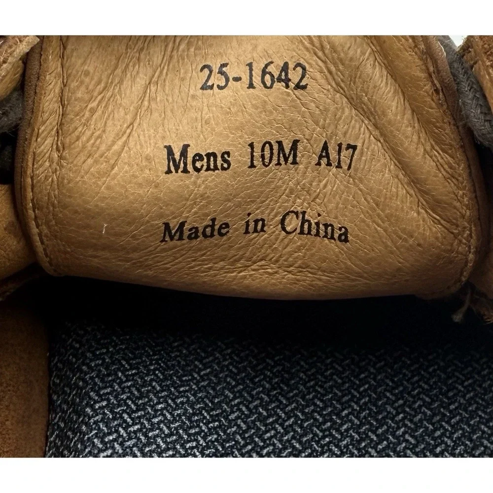 Johnston‎ Murphy J&M Mens 10M Brown Sheepskin Oxford Dress Shoes